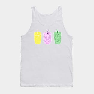 Smoothie Three A White- Study in Tank Top